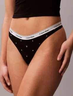 Calvin Klein String - Icon Logo^Damen Unterhosen|Strings