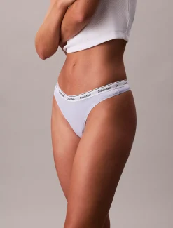 Calvin Klein String - Icon Logo^Damen Unterhosen