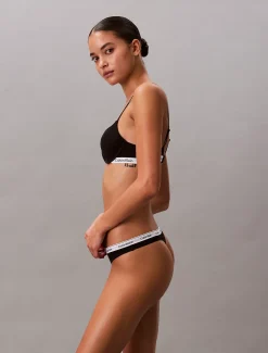 Calvin Klein String - Icon Logo^Damen Unterhosen|Strings