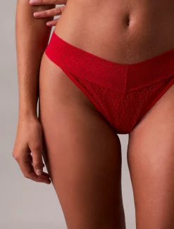 Calvin Klein String - Icon Logo Lace^Damen Unterhosen