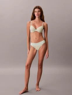 Calvin Klein String - Icon Logo Lace^Damen Unterhosen|Strings