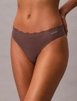 Calvin Klein String - Micro Stretch with Lace^Damen Unterhosen