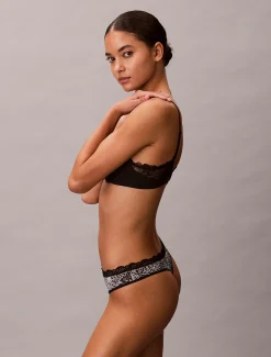 Calvin Klein String - Micro Stretch with Lace^Damen Unterhosen|Strings