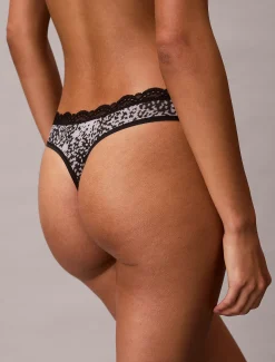 Calvin Klein String - Micro Stretch with Lace^Damen Unterhosen|Strings