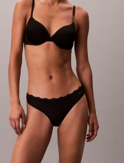 Calvin Klein String - Micro Stretch with Lace^Damen Unterhosen|Strings