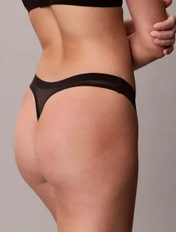 Calvin Klein String - Minimalist Mesh^Damen Dessous|Unterhosen