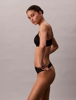 Calvin Klein String - Perfectly Fit Lace^Damen Dessous|Unterhosen