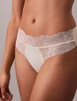 Calvin Klein String - Perfectly Fit Lace^Damen Dessous|Unterhosen