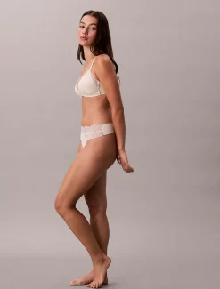 Calvin Klein String - Perfectly Fit Lace^Damen Dessous|Unterhosen