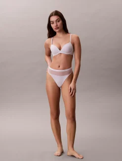 Calvin Klein String - Sheer Modal Mesh^Damen Unterhosen|Strings