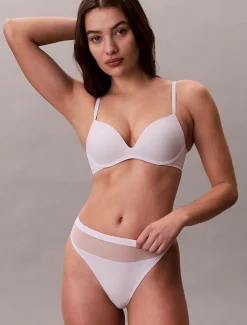 Calvin Klein String - Sheer Modal Mesh^Damen Unterhosen|Strings