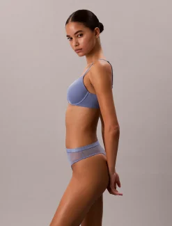 Calvin Klein String - Sheer Modal Mesh^Damen Unterhosen|Strings