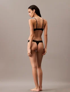 Calvin Klein String - Soft Stretch Lace^Damen Dessous|Unterhosen