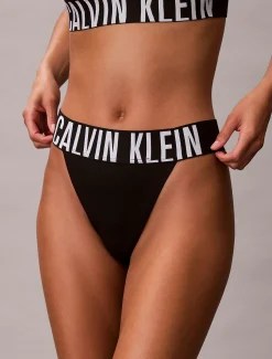 Calvin Klein String mit hohem Beinausschnitt - Intense Power Micro^Damen Unterhosen|Strings