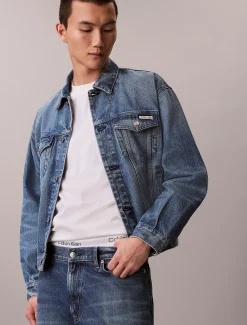 Calvin Klein 90's-Trucker-Jeansjacke^Herren Jeansjacken|JackenFrisch Eingetroffen