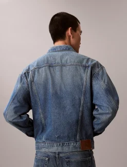 Calvin Klein 90's-Trucker-Jeansjacke^Herren Jeansjacken|JackenFrisch Eingetroffen