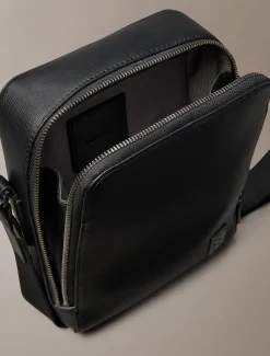 Calvin Klein Strukturierte Reporter Bag mit Emblem-Logo^Herren Umhängetaschen & Schultertaschen|Taschen