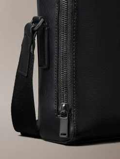 Calvin Klein Strukturierte Reporter Bag mit Emblem-Logo^Herren Umhängetaschen & Schultertaschen|Taschen
