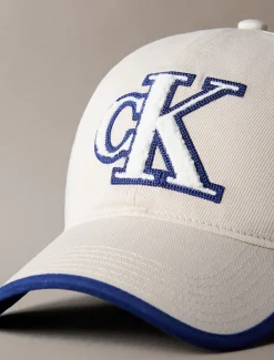 Calvin Klein Strukturiertes Baseballcap mit Monogramm^Herren Kappen & MützenFrisch Eingetroffen