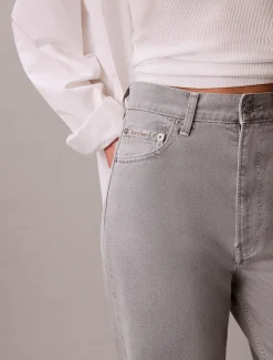 Calvin Klein Super High Rise Wide Leg Jeans^Damen High Rise Skinny|Mom Jeans