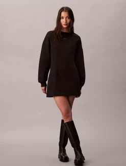 Calvin Klein Sweatkleid aus Baumwoll-Frottee^Damen Kleider & Röcke
