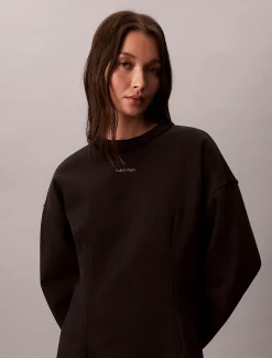 Calvin Klein Sweatkleid aus Baumwoll-Frottee^Damen Kleider & Röcke
