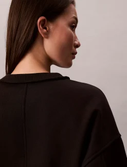 Calvin Klein Sweatkleid aus Baumwoll-Frottee^Damen Kleider & Röcke