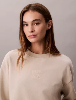 Calvin Klein Sweatshirt aus Premium-Frottee^Damen Sweatshirts & Hoodies