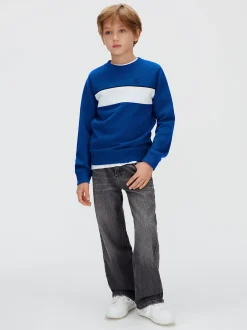 Calvin Klein Sweatshirt im Blockfarben-Design^Kinder Hoodies & Pullover|Kleidung