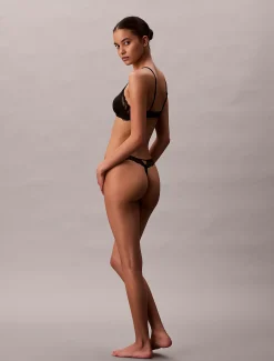 Calvin Klein Tanga - Sensual Stretch Lace^Damen Dessous|Unterhosen