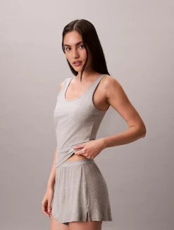 Calvin Klein Tanktop - Cotton Stretch Lounge^Damen Nachtwäsche & Loungewear