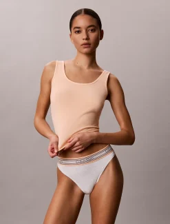 Calvin Klein Tanktop - Cotton Stretch Lounge^Damen Nachtwäsche & Loungewear
