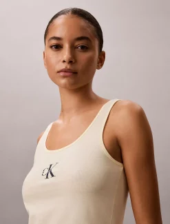 Calvin Klein Tanktop - Cotton Stretch Lounge^Damen Nachtwäsche & Loungewear