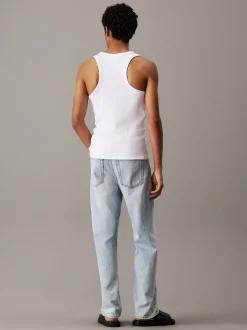 Calvin Klein Tanktop aus gerippter Baumwolle^Herren T-shirts