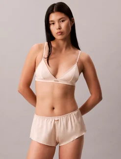 Calvin Klein Tap Shorts aus Satin - Lunar New Year^Damen Unterhosen