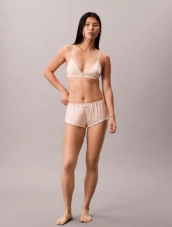 Calvin Klein Tap Shorts aus Satin - Lunar New Year^Damen Unterhosen