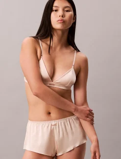 Calvin Klein Tap Shorts aus Satin - Lunar New Year^Damen Unterhosen