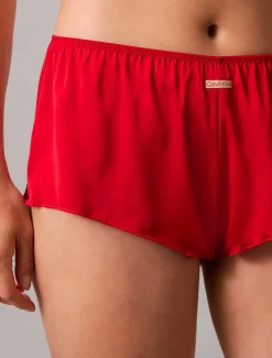Calvin Klein Tap Shorts aus Satin - Lunar New Year^Damen Unterhosen