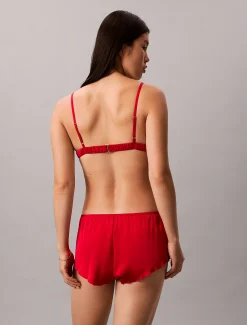 Calvin Klein Tap Shorts aus Satin - Lunar New Year^Damen Unterhosen