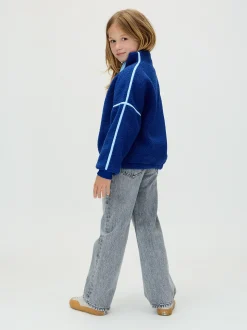 Calvin Klein Teddy-Sweatshirt mit halblangem Reißverschluss^Kinder Hoodies & Pullover|Kleidung