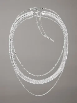 Calvin Klein 3-teiliges Glieder-Halsketten-Geschenkset^Damen Uhren & Schmuck