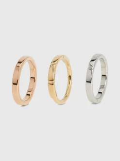 Calvin Klein 3-teiliges Ring-Set^Damen Uhren & Schmuck