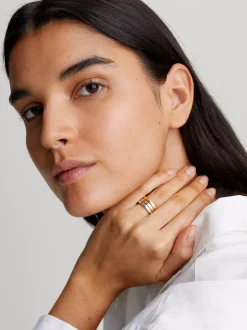 Calvin Klein 3-teiliges Ring-Set^Damen Uhren & Schmuck