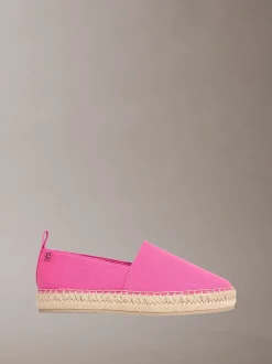 Calvin Klein Tessa - Espadrilles mit Logo-Emblem aus Canvas^Damen Flache Schuhe