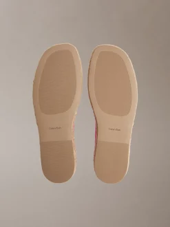 Calvin Klein Tessa - Espadrilles mit Logo-Emblem aus Canvas^Damen Flache Schuhe