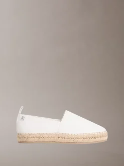 Calvin Klein Tessa - Espadrilles mit Logo-Emblem aus Canvas^Damen Flache Schuhe