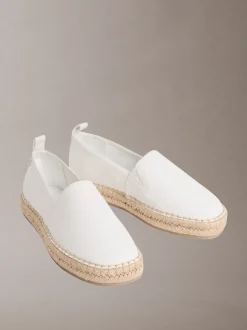 Calvin Klein Tessa - Espadrilles mit Logo-Emblem aus Canvas^Damen Flache Schuhe