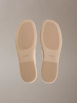Calvin Klein Tessa - Espadrilles mit Logo-Emblem aus Canvas^Damen Flache Schuhe