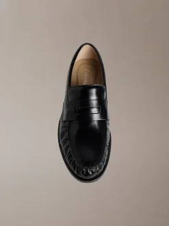 Calvin Klein Theo - Penny Loafers aus Leder mit Bundfalten^Herren Business Schuhe