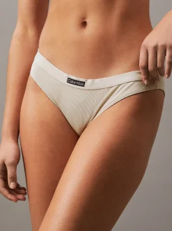 Calvin Klein Tief geschnittene Bikinihosen - CK Rib^Damen BademodeFrisch Eingetroffen